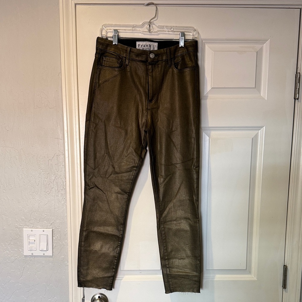 Frank & Eileen Women's Ankle Jeans - Shimmering Bronze